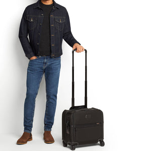 Tumi Alpha Compact Wheeled Brief - Black