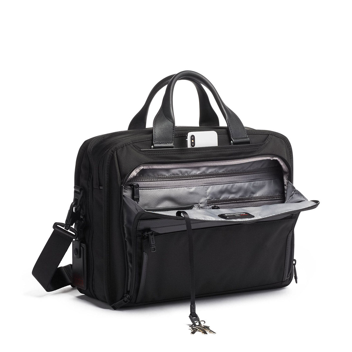 Tumi Alpha Organiser Briefcase - Black