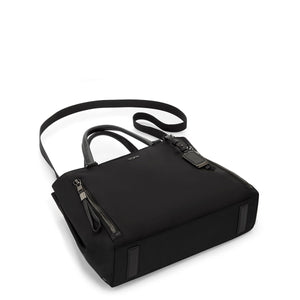 Voyageur Valetta Medium Tote - Black/Gun Metal