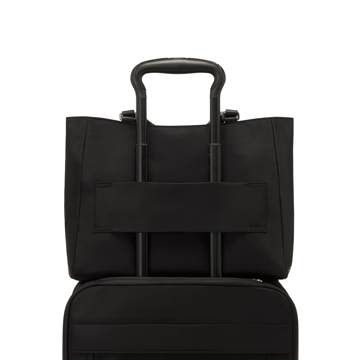 Voyageur Valetta Medium Tote - Black/Gun Metal