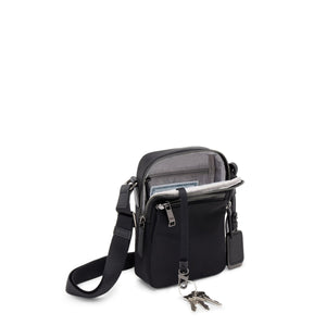 Tumi Voyageur Persia Crossbody - Black/Gun Metal