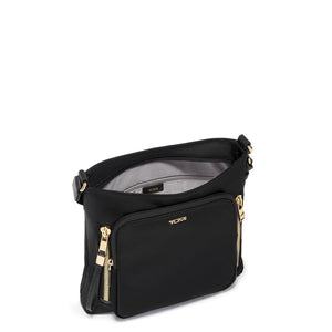 Tumi Voyageur Tyler Crossbody - Black/Gold