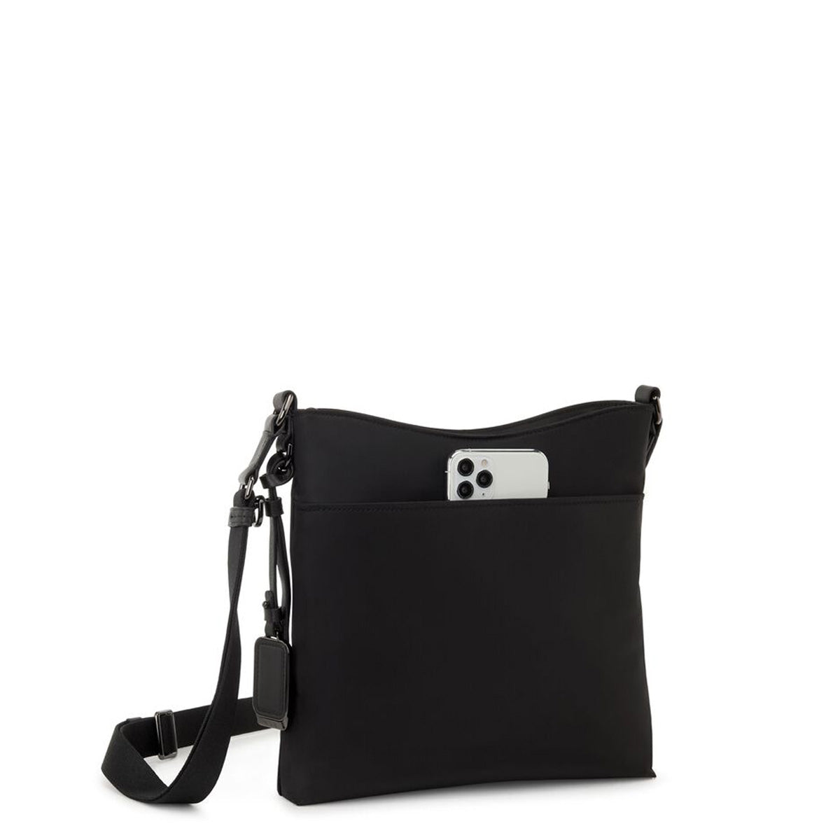 Tumi Voyageur Tyler Crossbody - Black/Gun Metal