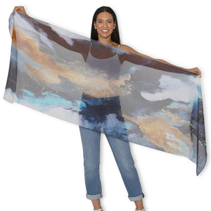 The Artists Label 'Transcend' Silk Scarf