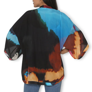 The Artists Label 'Awaken My Heart' Silk Kimono