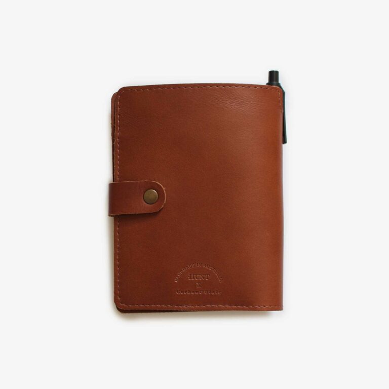 Hunt x Corban & Blair Passport Wallet - Tan