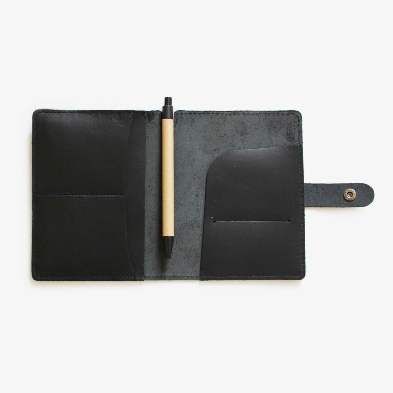 Hunt x Corban & Blair Passport Wallet - Black