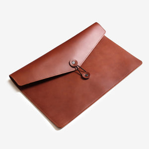 Hunt x Corban & Blair Leather Envelope - Tan