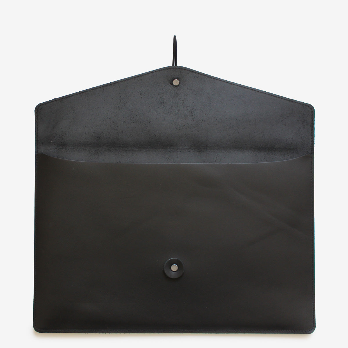 Hunt x Corban & Blair Leather Envelope - Black