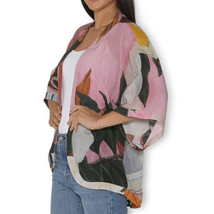 The Artists Label 'Southern Magnolias' Silk Kimono