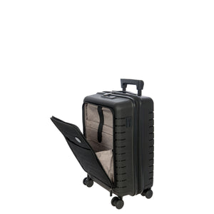 Bric's B|Y Ulisse Front Pocket Cabin Trolley - Black (Pre-Order)