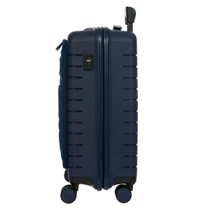 Bric's B|Y Ulisse Front Pocket Cabin Trolley - Ocean Blue (Pre-Order)