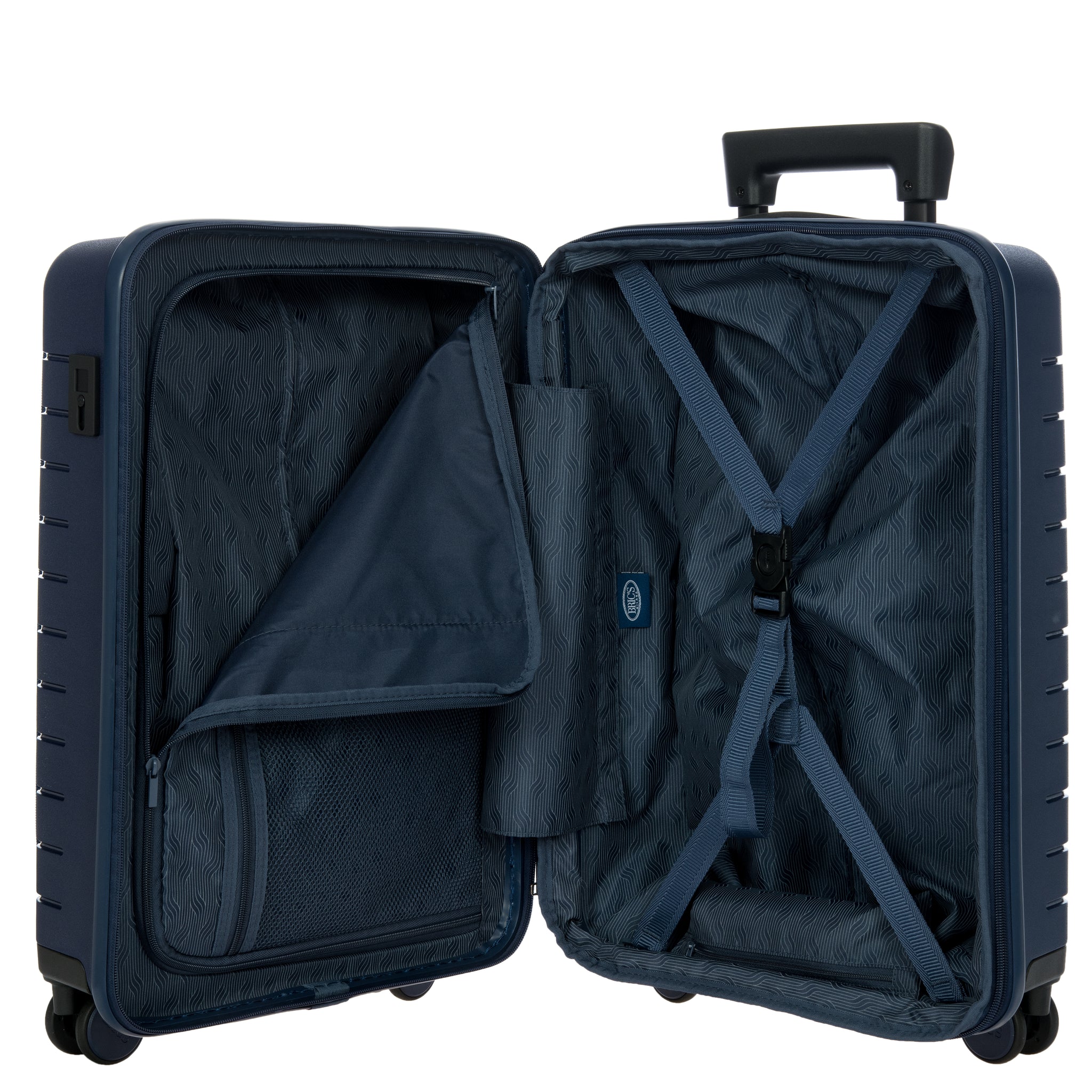 Bric's B|Y Ulisse Front Pocket Cabin Trolley - Ocean Blue (Pre-Order)