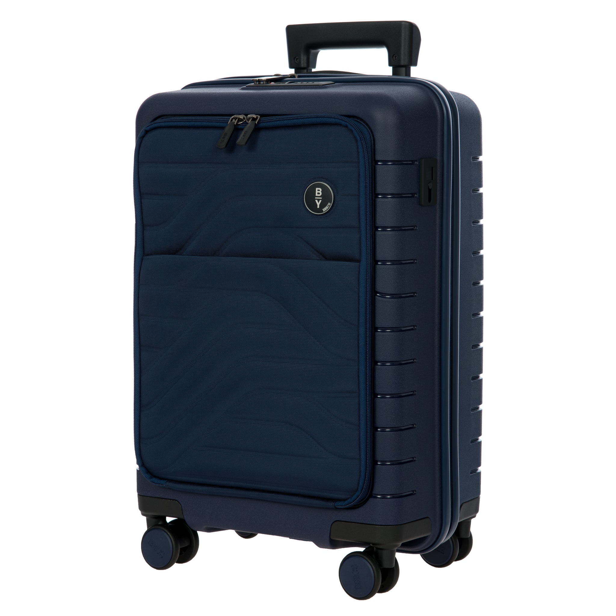 Bric's B|Y Ulisse Front Pocket Cabin Trolley - Ocean Blue (Pre-Order)