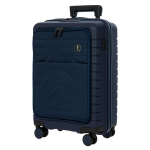 Bric's B|Y Ulisse Front Pocket Cabin Trolley - Ocean Blue (Pre-Order)