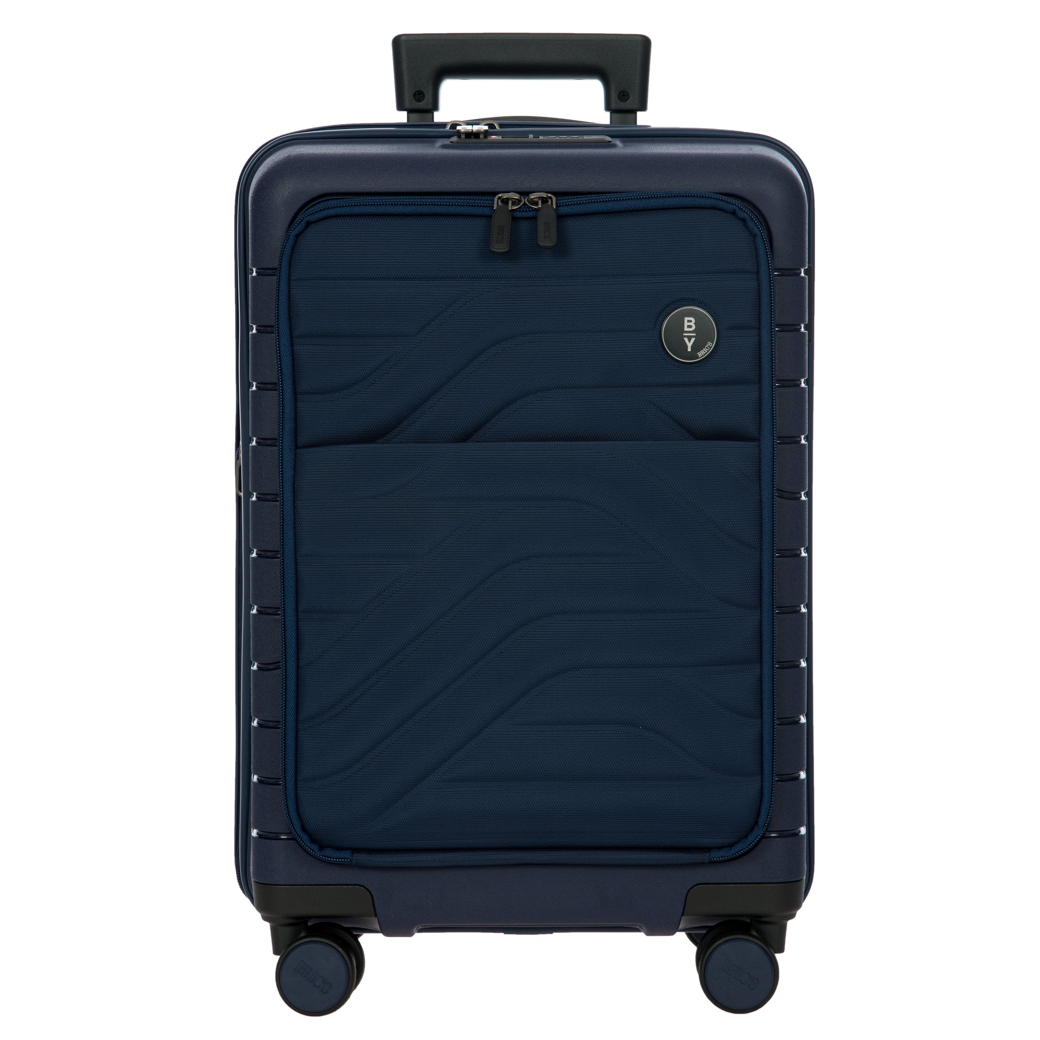 Bric's B|Y Ulisse Front Pocket Cabin Trolley - Ocean Blue (Pre-Order)