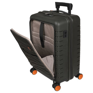 Bric's B|Y Ulisse Front Pocket Cabin Trolley - Olive (Pre-Order)