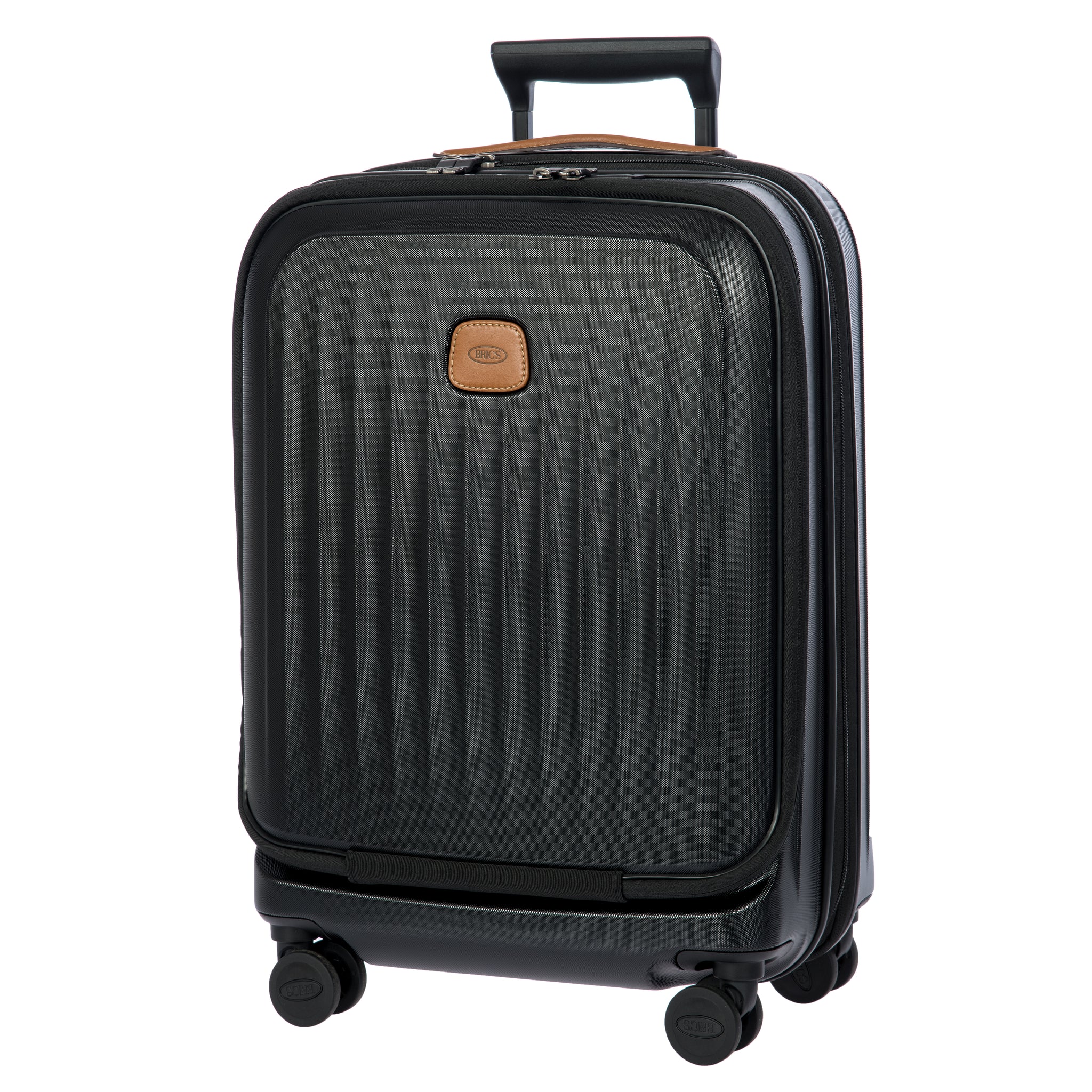 Bric's Taormina Ultralight Cabin Trolley with Pocket - Black (Pre-Order)