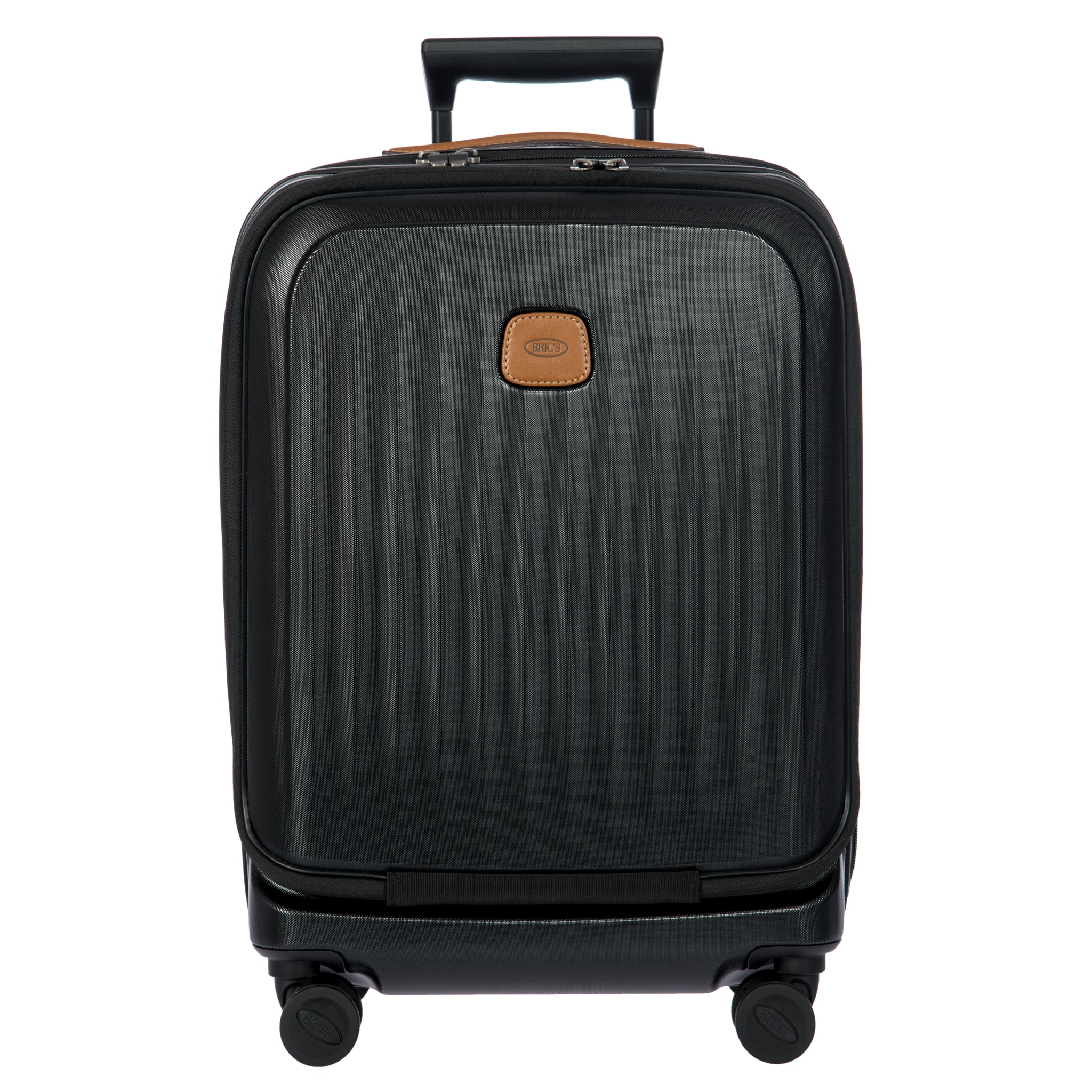 Bric's Taormina Ultralight Cabin Trolley with Pocket - Black (Pre-Order)