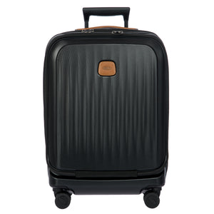 Bric's Taormina Ultralight Cabin Trolley with Pocket - Black (Pre-Order)