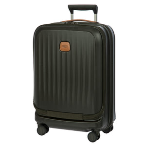 Bric's Taormina Ultralight Cabin Trolley with Pocket - Olive (Pre-Order)