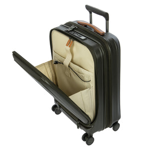 Bric's Taormina Ultralight Cabin Trolley with Pocket - Olive (Pre-Order)