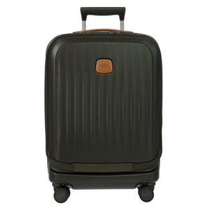 Bric's Taormina Ultralight Cabin Trolley with Pocket - Olive (Pre-Order)