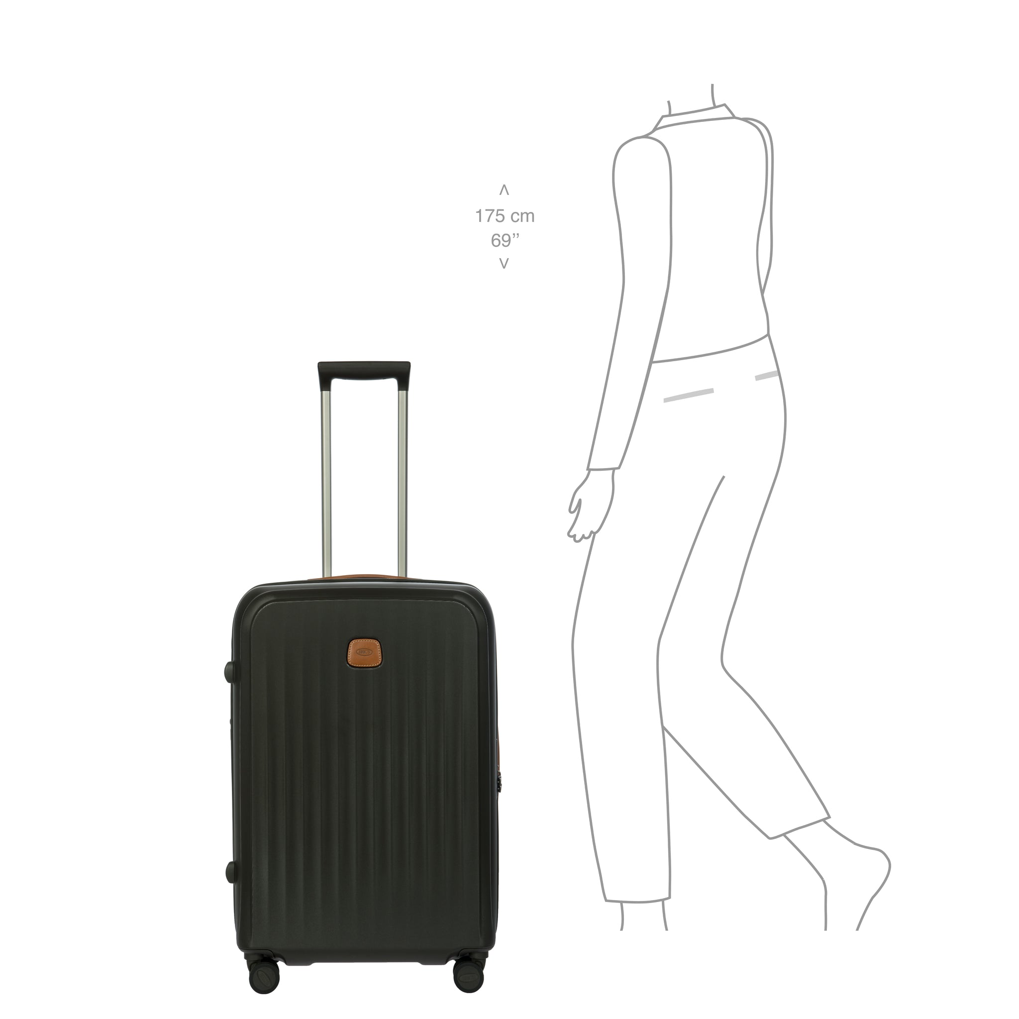 Bric's Taormina Medium Trolley Case - Olive (Pre-Order)