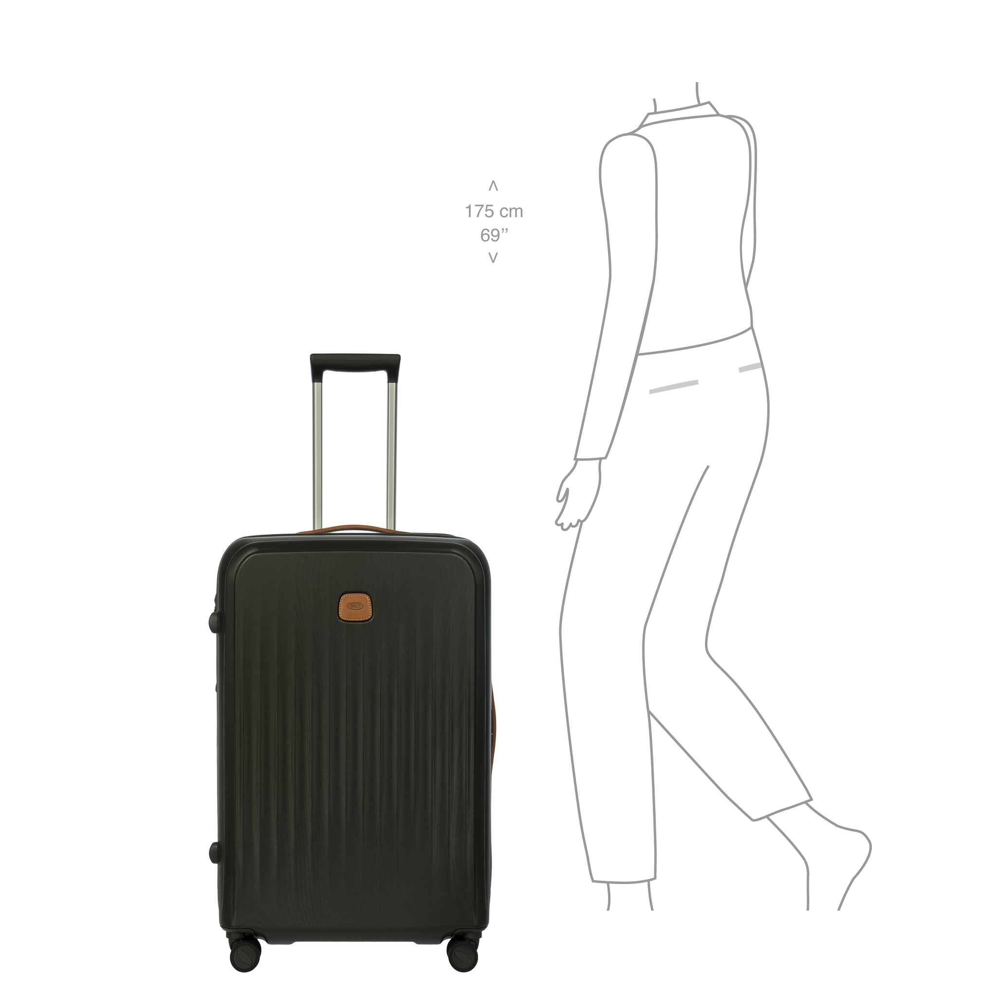 Bric's Taormina Large Trolley Case - Olive (Pre-Order)