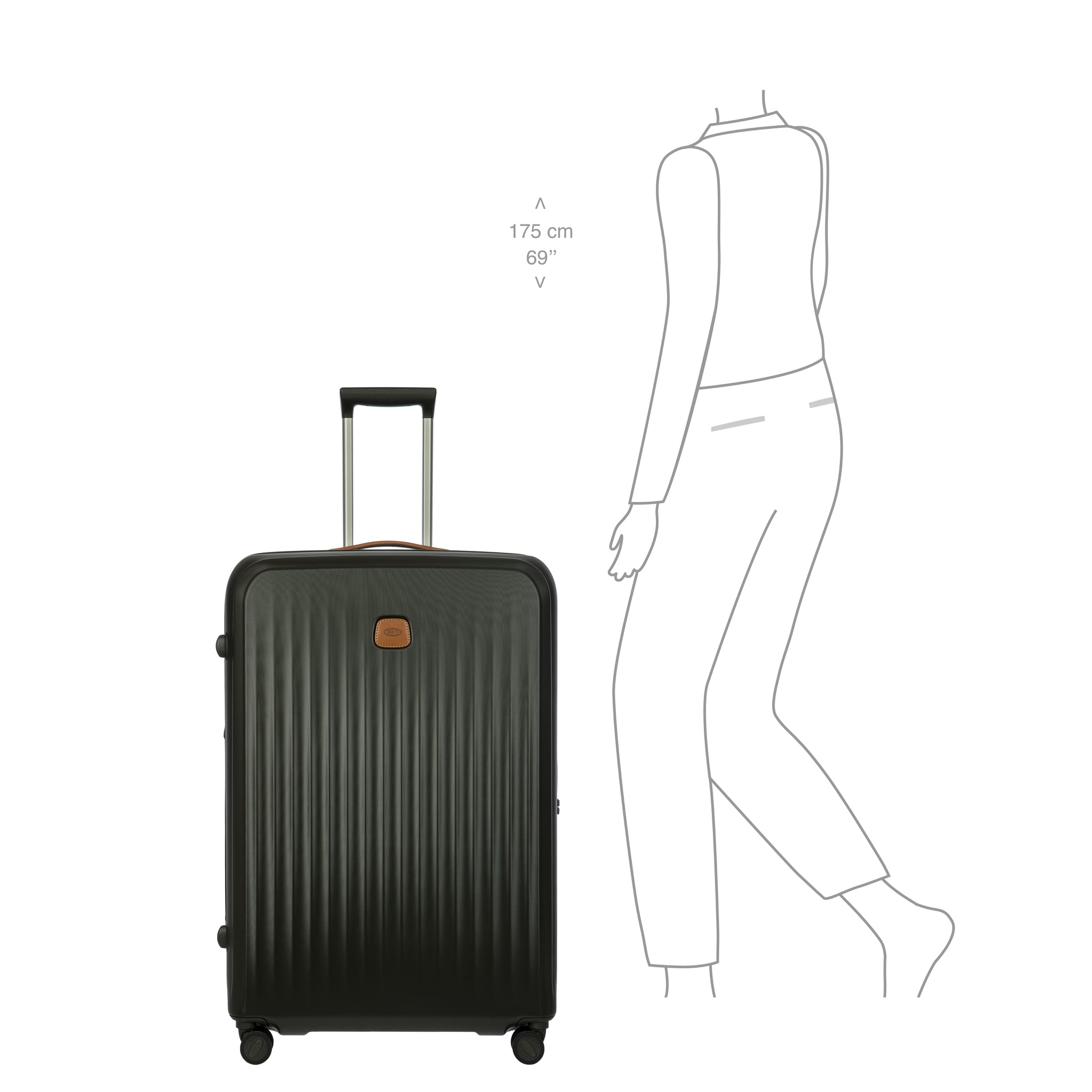 Bric's Taormina X-Large Trolley Case - Olive (Pre-Order)
