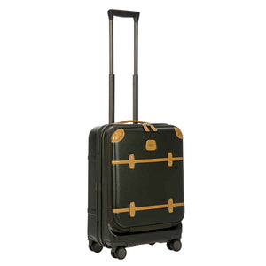 Bric's Bellagio Front Pocket Cabin Trolley - Olive