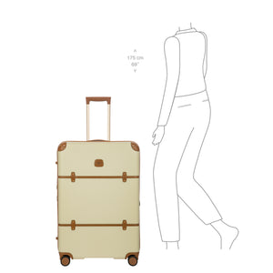Bric's Bellagio Large Trolley - Cream - Pre Order