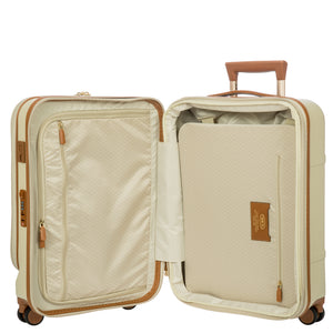 Bric's Bellagio Cabin Trolley with Pocket - Cream - Pre Order