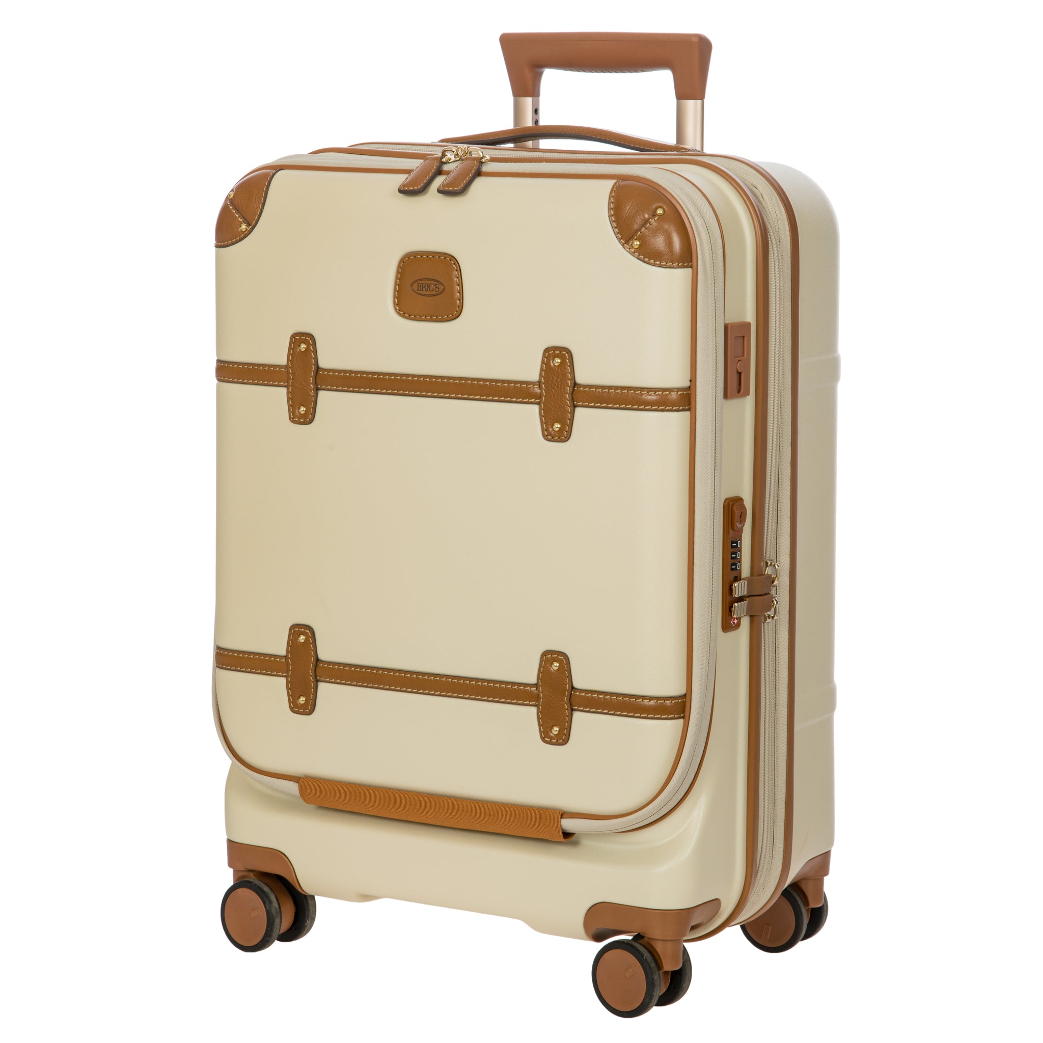 Bric's Bellagio Cabin Trolley with Pocket - Cream - Pre Order