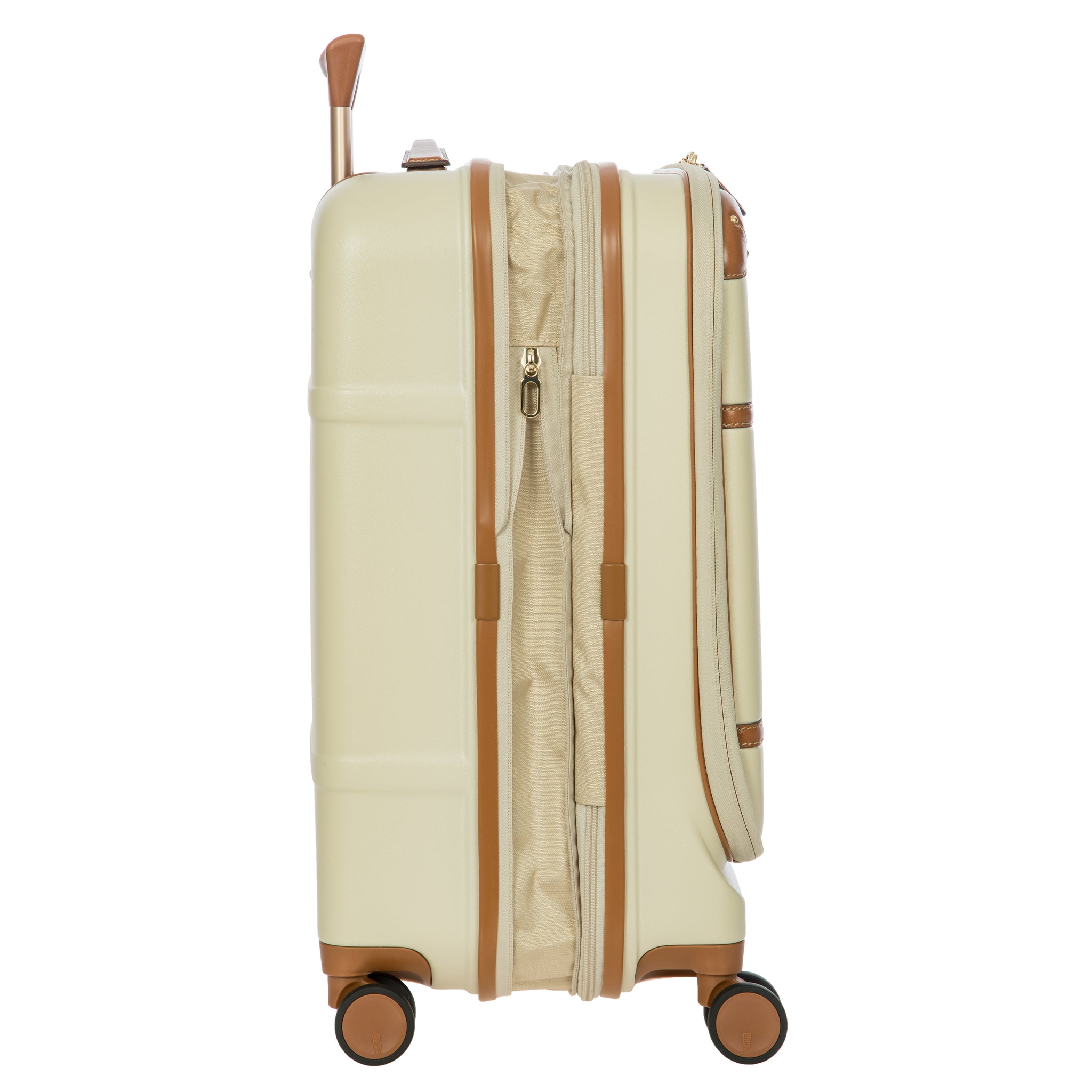 Bric's Bellagio Cabin Trolley with Pocket - Cream - Pre Order