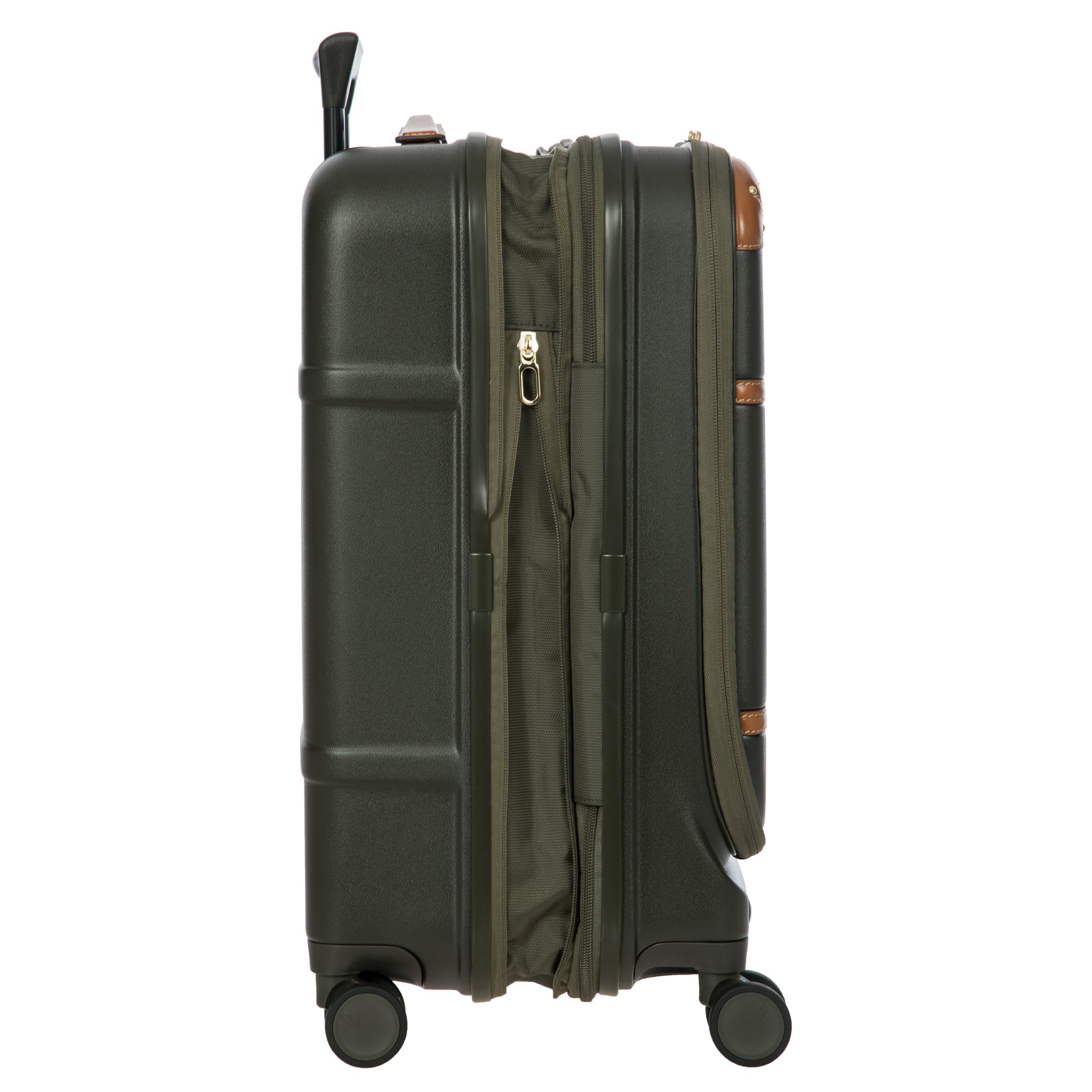 Bric's Bellagio Cabin Trolley with Pocket - Olive - Pre Order