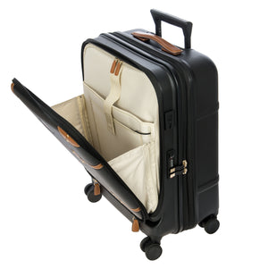 Bric's Bellagio Cabin Trolley with Pocket - Black - Pre Order