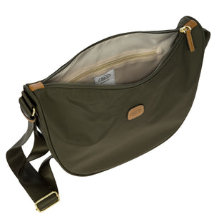 Bric's X-Bag Mezzaluna Bag M - Olive - Pre Order