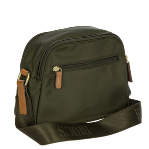 Bric's X-Bag Travel Shoulder Bag - Olive - Pre Order
