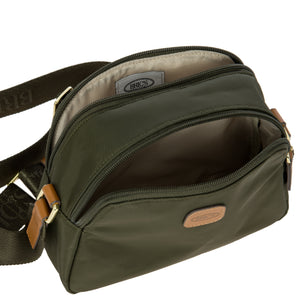 Bric's X-Bag Travel Shoulder Bag - Olive - Pre Order