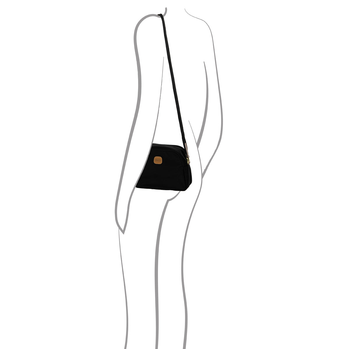 Bric's X-Bag Small Crossbody - Black