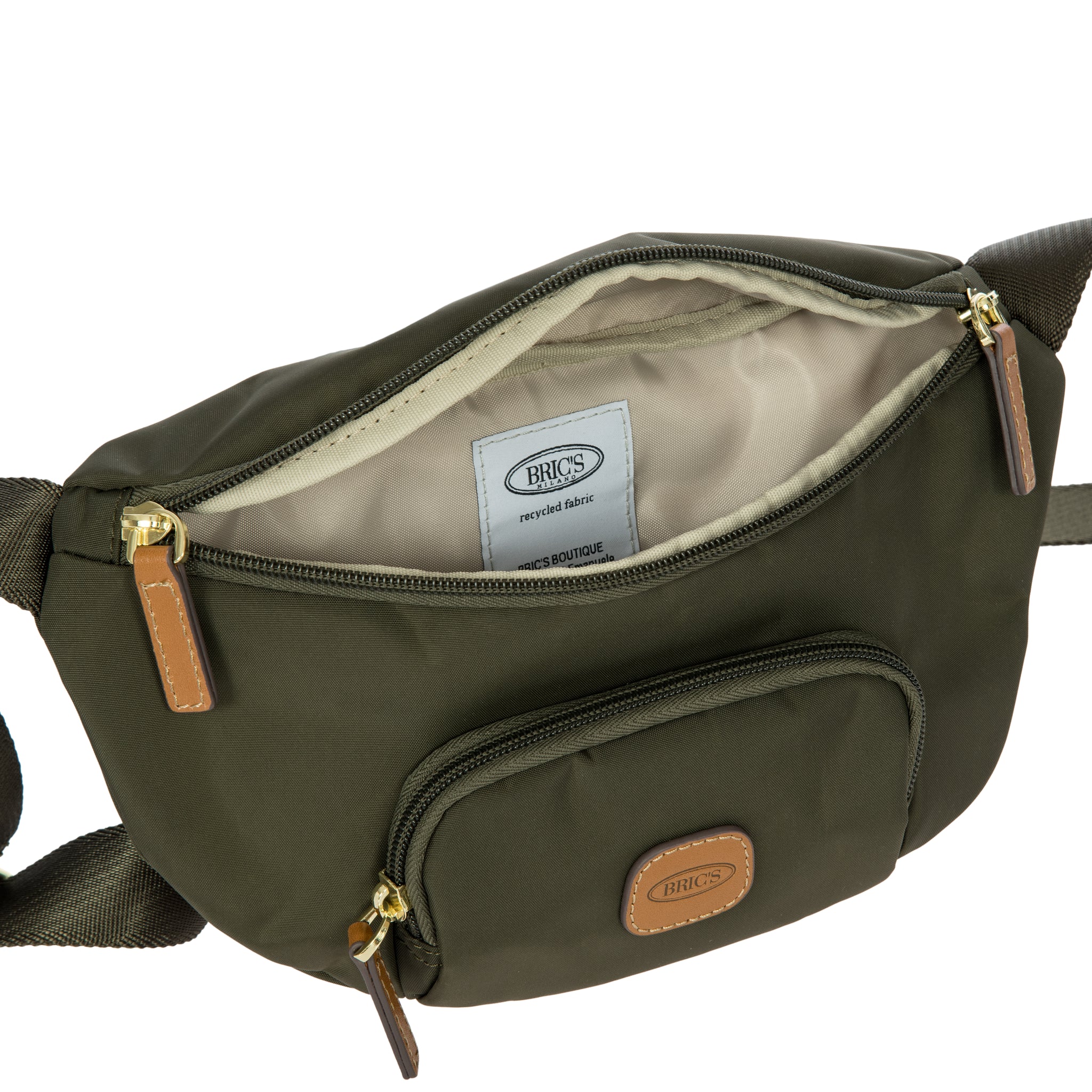 Bric's X-Collection Waist Bag - Olive - Pre Order