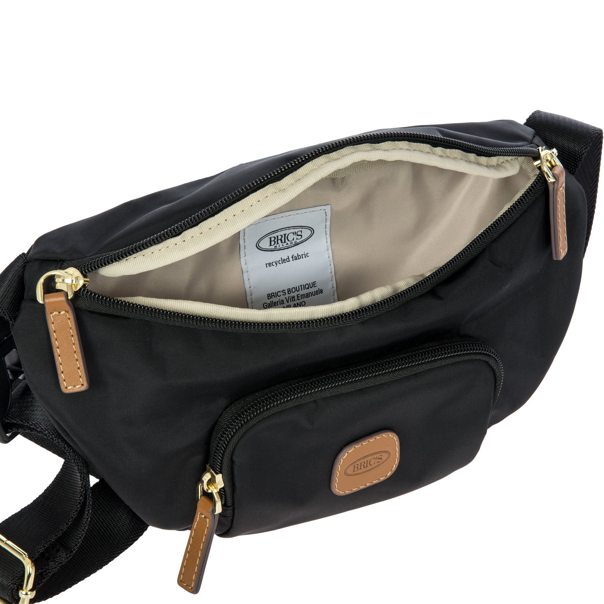 Bric's X-Collection Waist Bag - Black - Pre Order