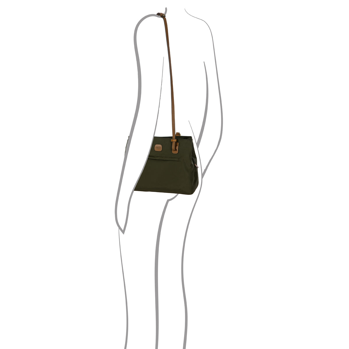 Bric's X-Bag Medium Shopping Bag - Olive