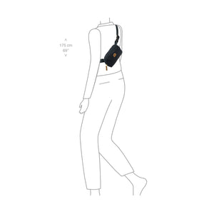 Bric's X-Collection Compact Waist Bag - Ocean Blue - Pre Order