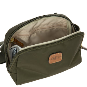 Bric's X-Collection Compact Waist Bag - Olive - Pre Order