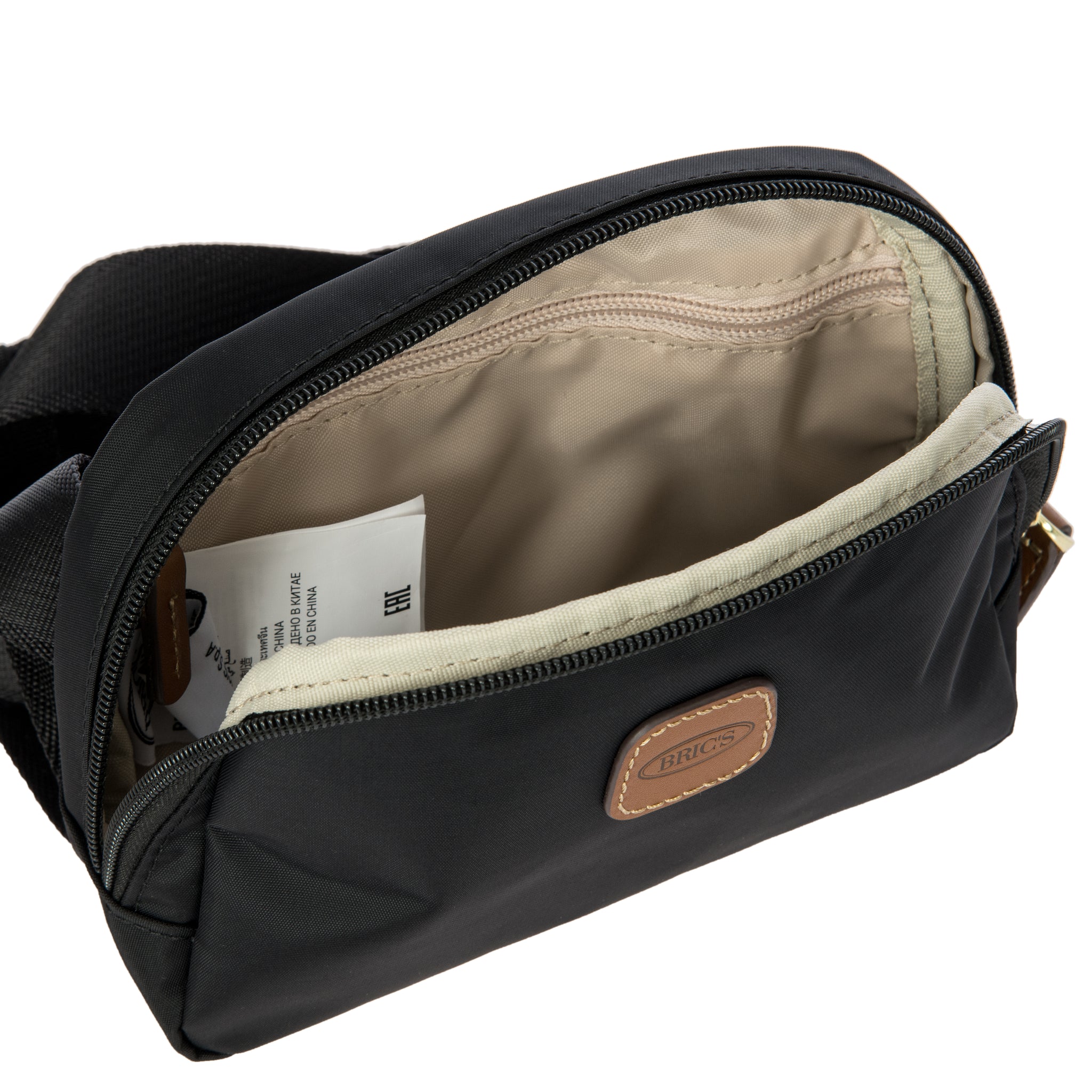 Bric's X-Collection Compact Waist Bag - Black - Pre Order