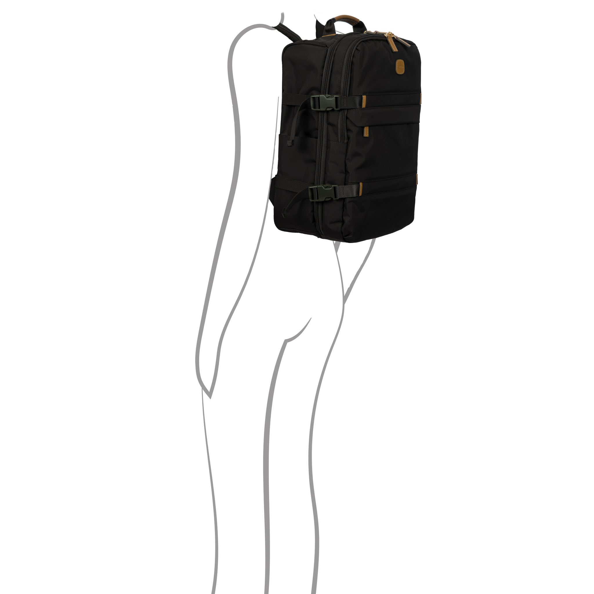 Bric's X-Travel Montagna Backpack - Black - Pre Order