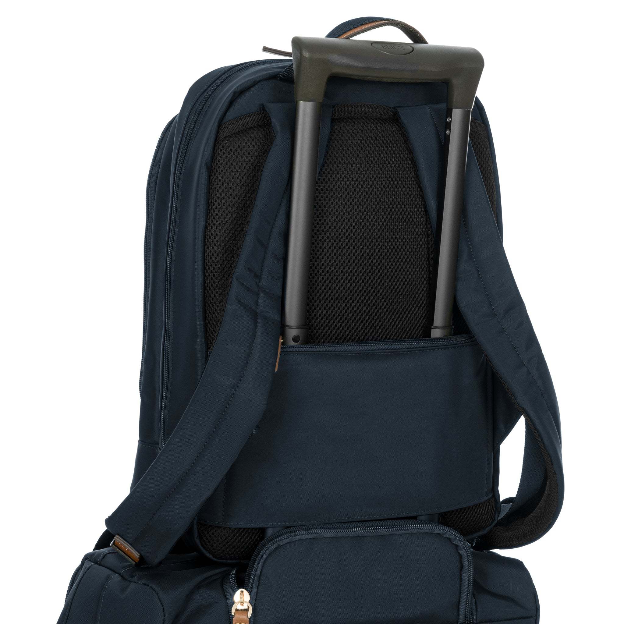 Bric's X-Travel Slim Zip Backpack - Ocean Blue - Pre Order