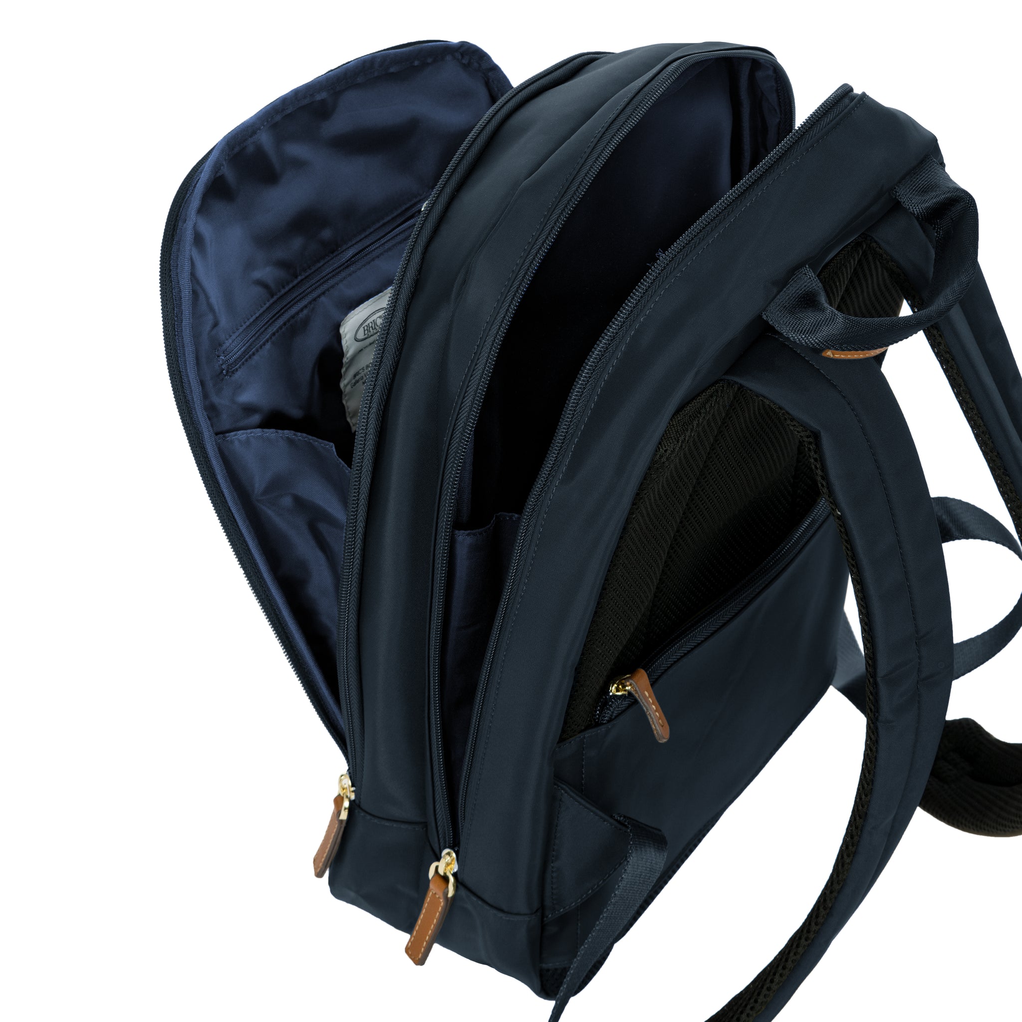 Bric's X-Travel Slim Zip Backpack - Ocean Blue - Pre Order